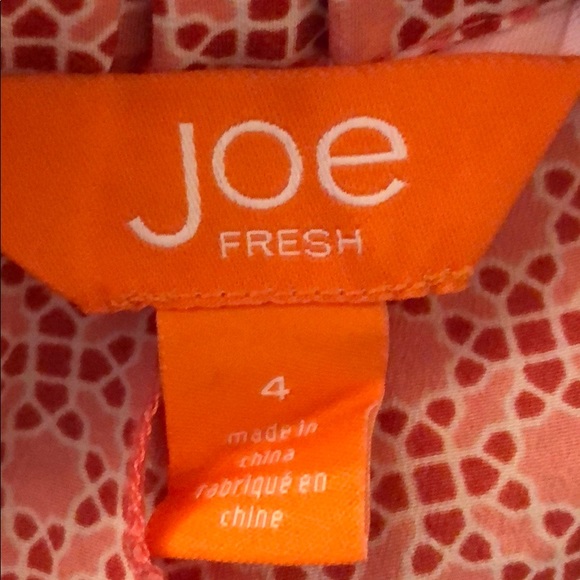 ✨5/$15 { JOE FRESH } Pink & Red Patterned Shorts - Picture 7 of 7